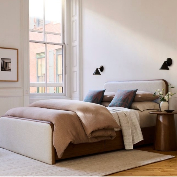 ❤️BUY 2 GET 1 FREE European Flax Linen Duvet Cover,Color: Sandstone Melange - Picture 2 of 16